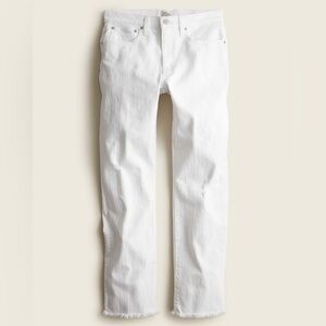 J. Crew Slim Boyfriend Jeans 27 4 bright true‎ white distressed stretch relaxed